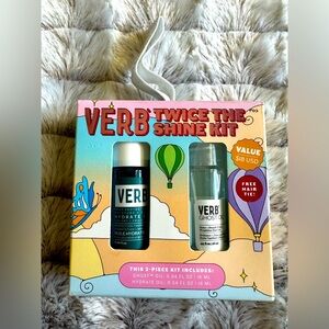 Verb Twice the Shine Travel size Kit,NIB